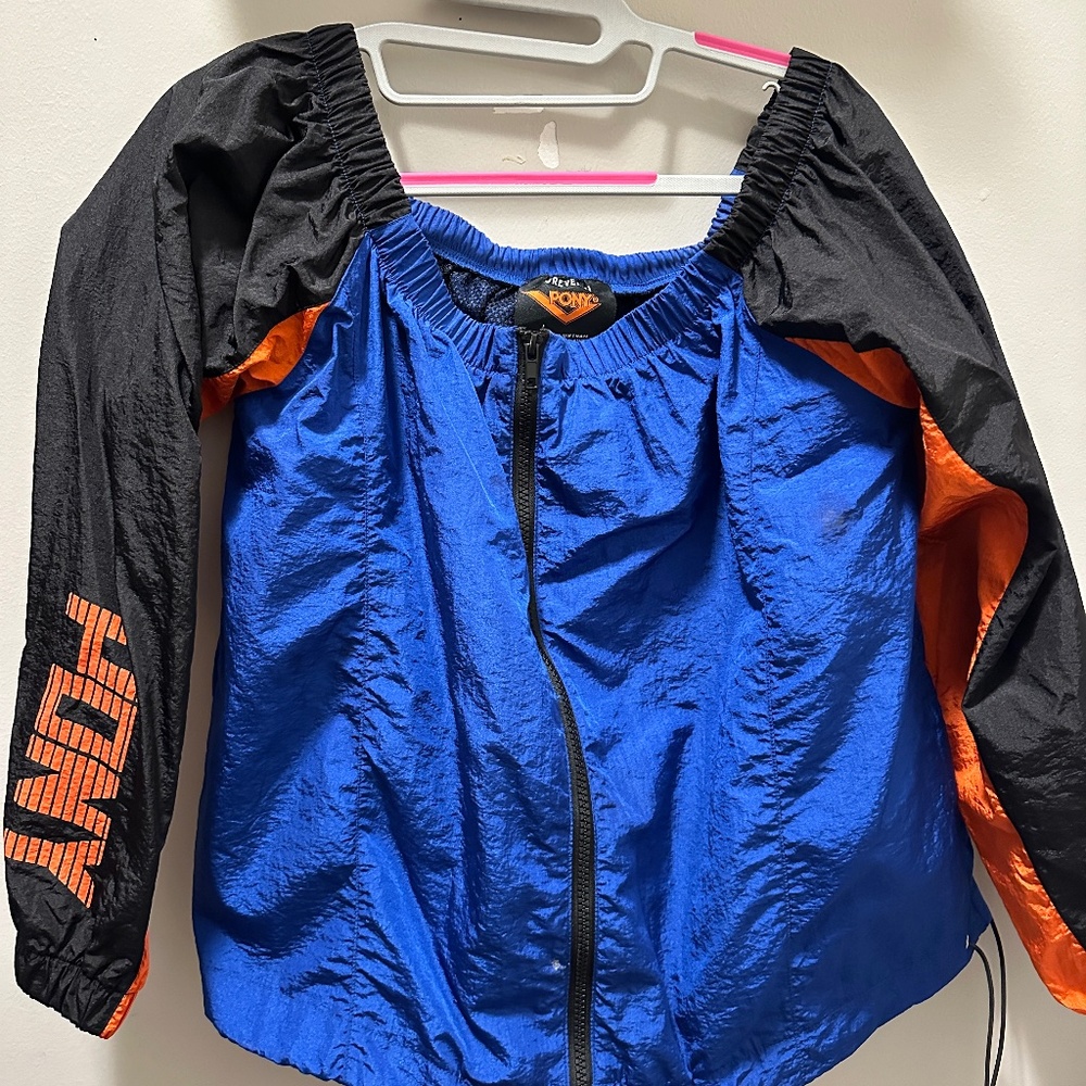 Off the Shoulder Windbreaker